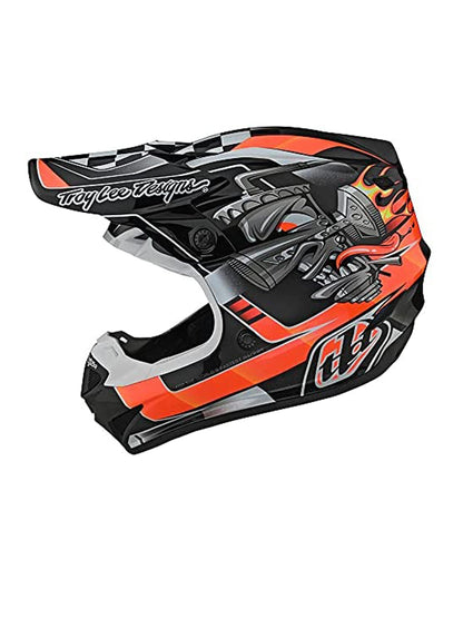 Troy Lee Designs Casco SE4 Polyacrylite Carb Negro