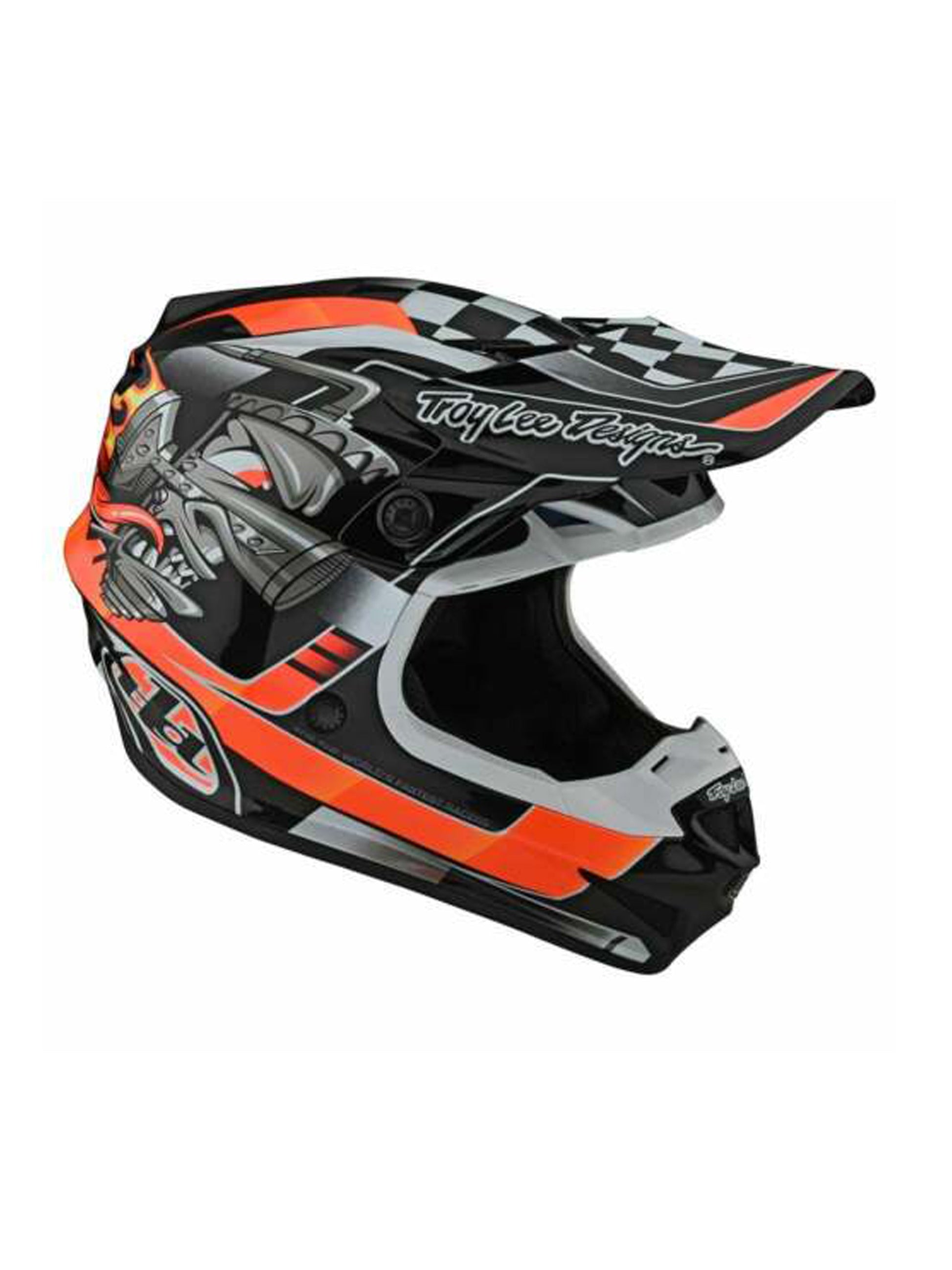 Troy Lee Designs Casco SE4 Polyacrylite Carb Negro