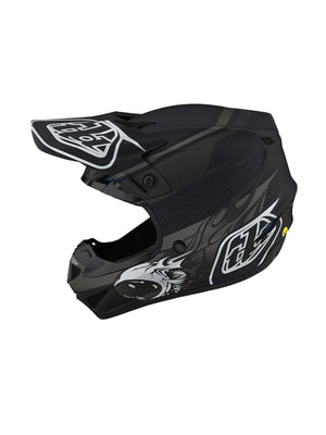 Troy Lee Designs Casco SE4 Polyacrylite Skooly Negro