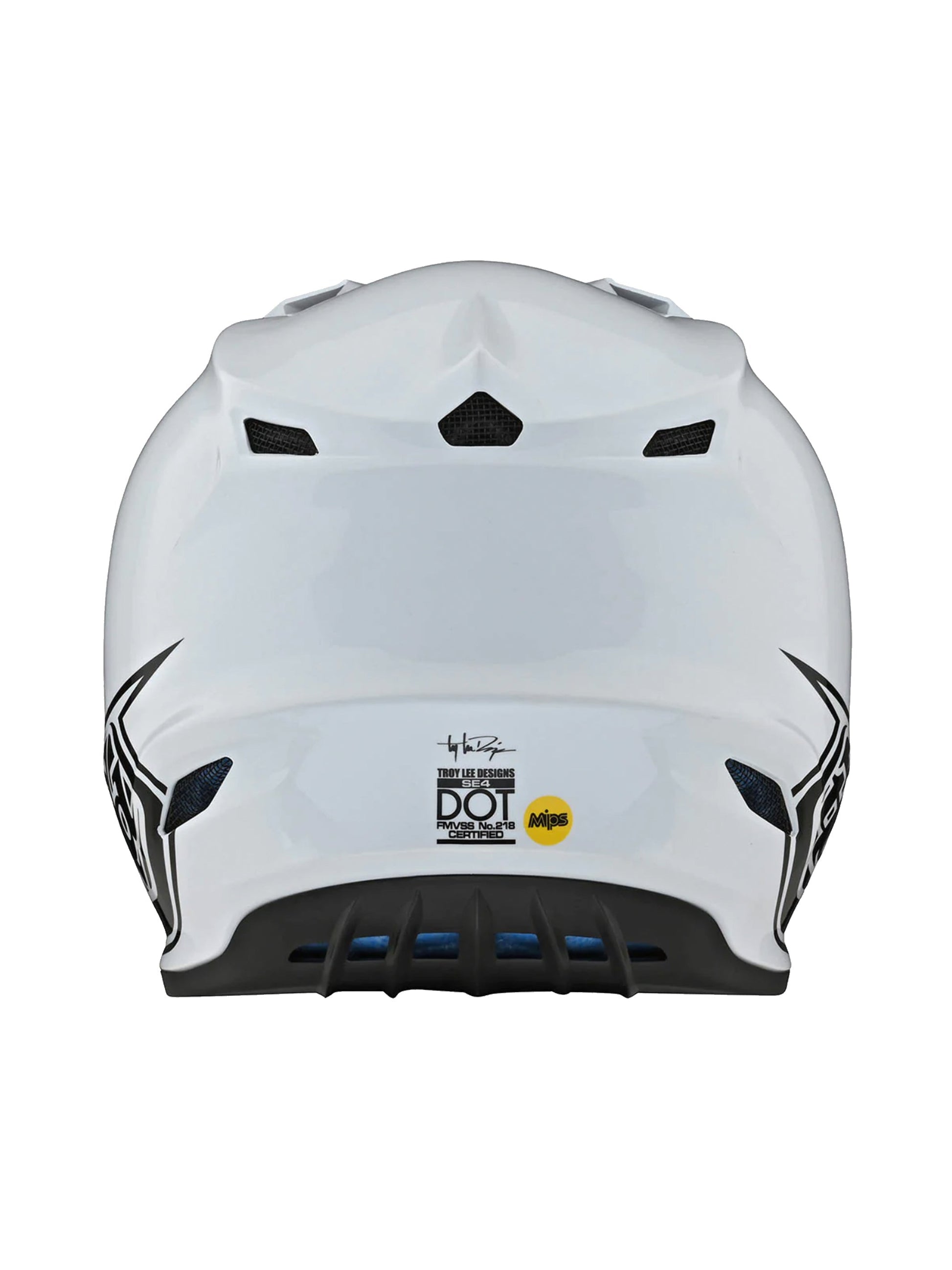 Troy Lee Designs Casco SE4 Polyacrylite Mono Blanco 