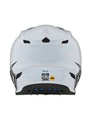 Troy Lee Designs Casco SE4 Polyacrylite Mono Blanco 