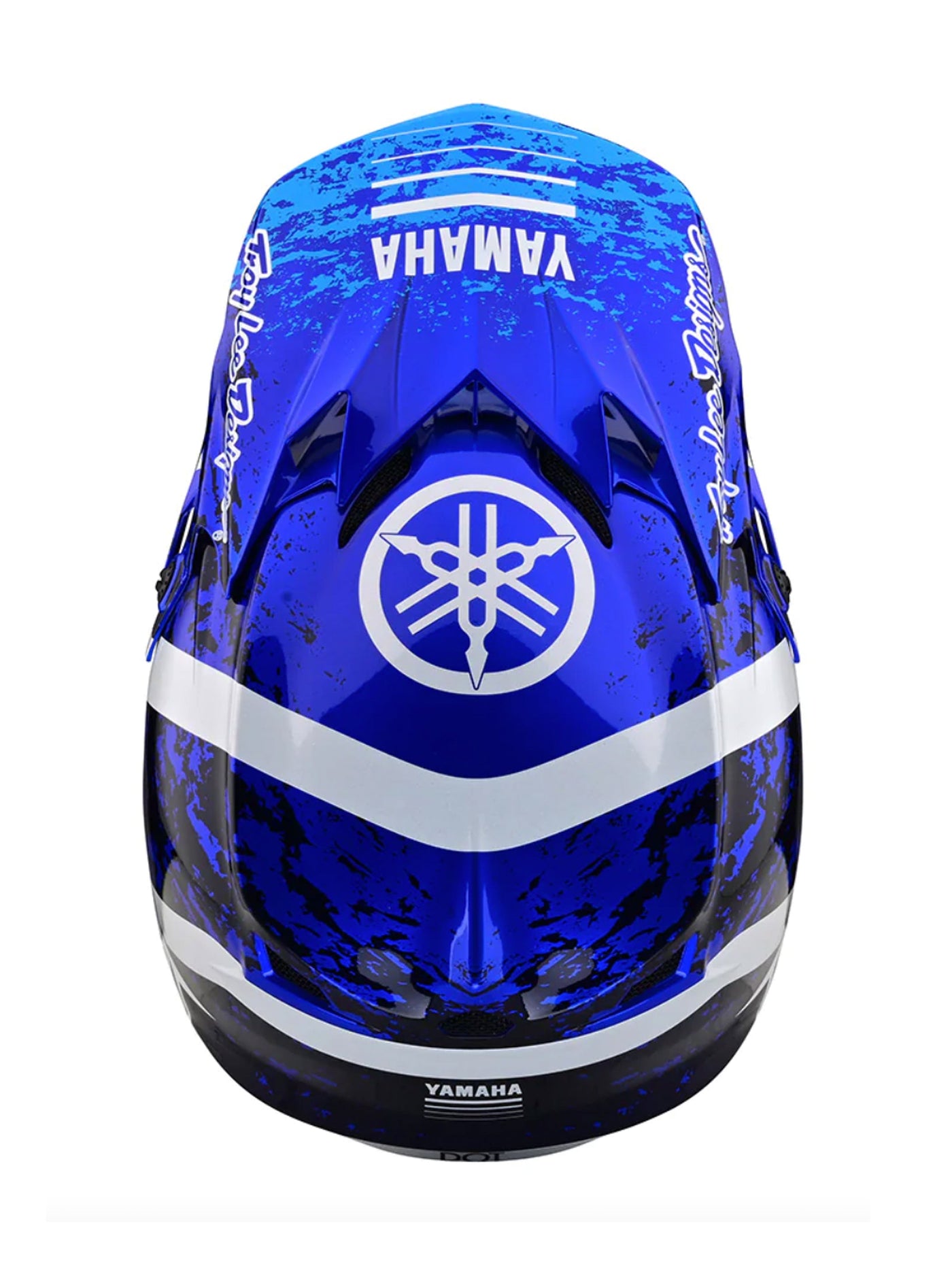 Troy Lee Designs Casco SE4 Polyacrylite Yamaha OW-22 Azul