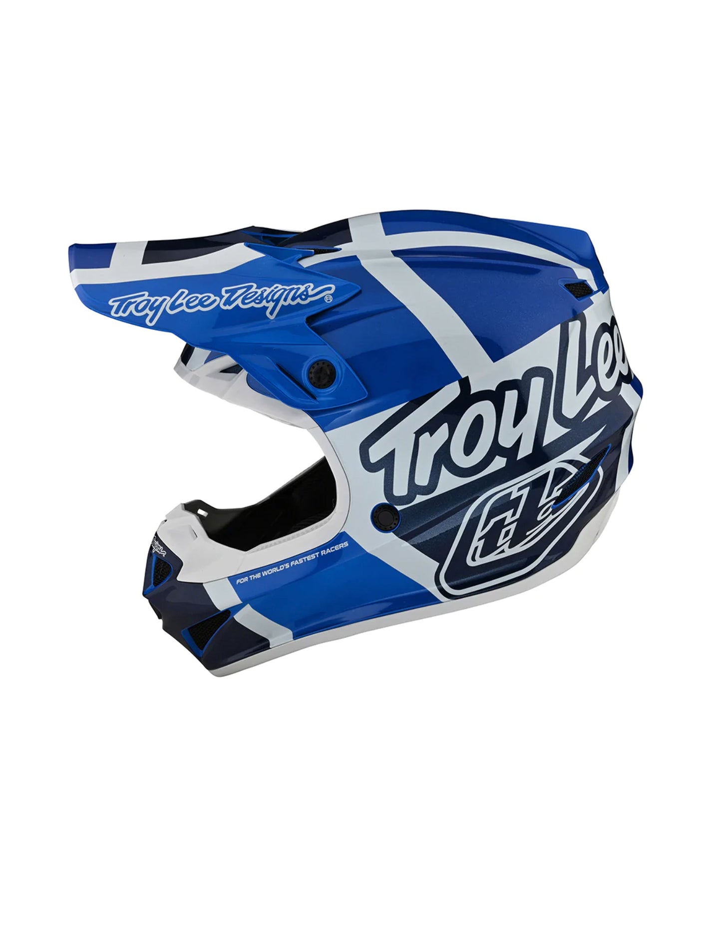 Troy Lee Designs Casco SE4 Polyacrylite Quattro Azul