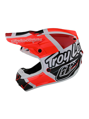 Troy Lee Designs Casco SE4 Polyacrylite Quattro Rojo / Gris 