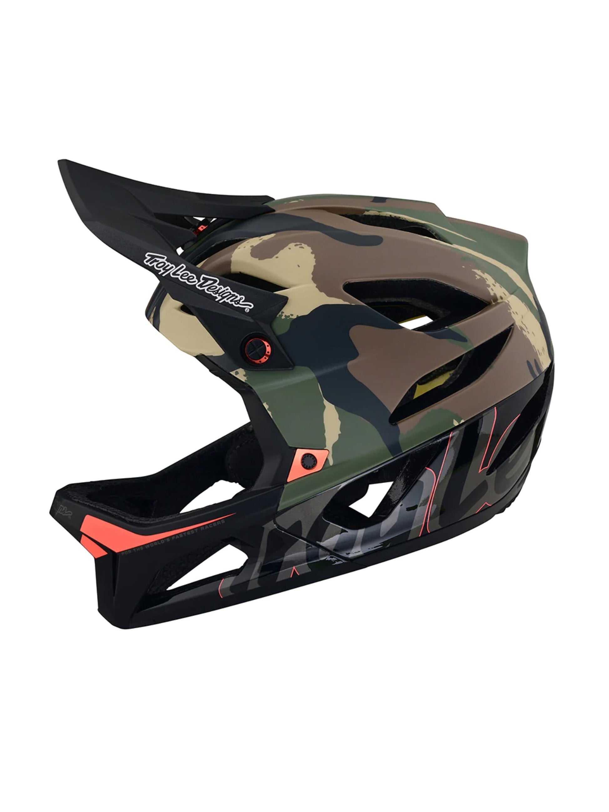 Troy Lee Designs Casco de Bicicleta Stage Signature Camuflado Verde