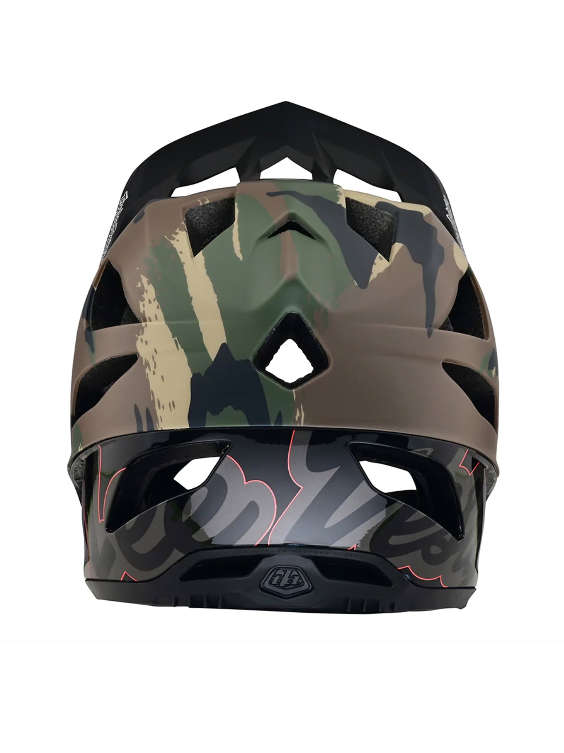 Troy Lee Designs Casco de Bicicleta Stage Signature Camuflado Verde