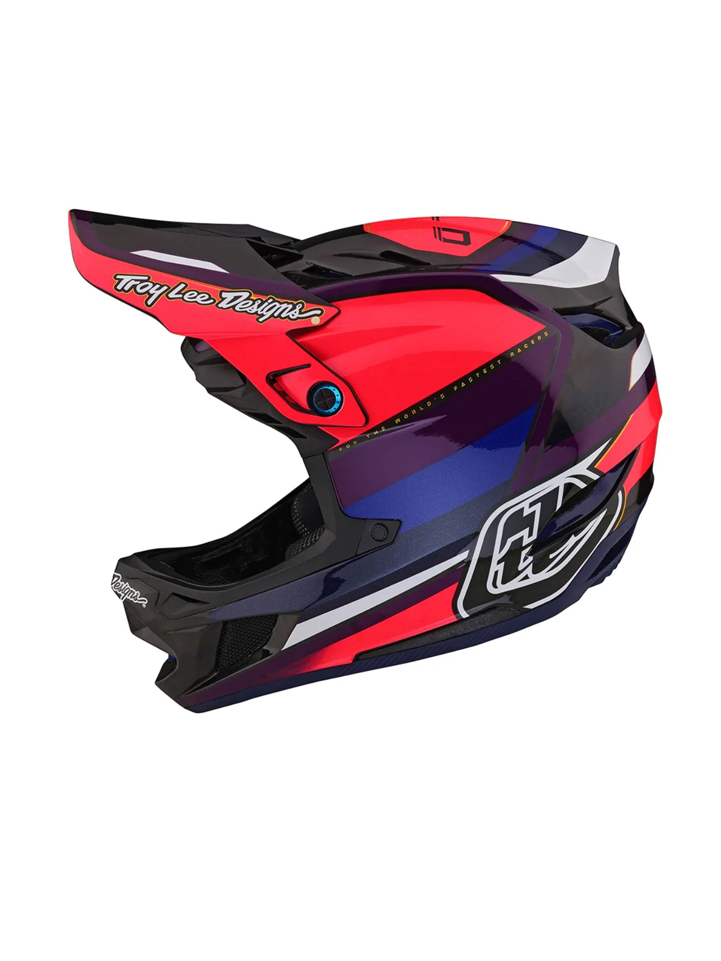 Troy Lee Designs Casco de Bicicleta D4 Carbon Reverb Rosado / Morado