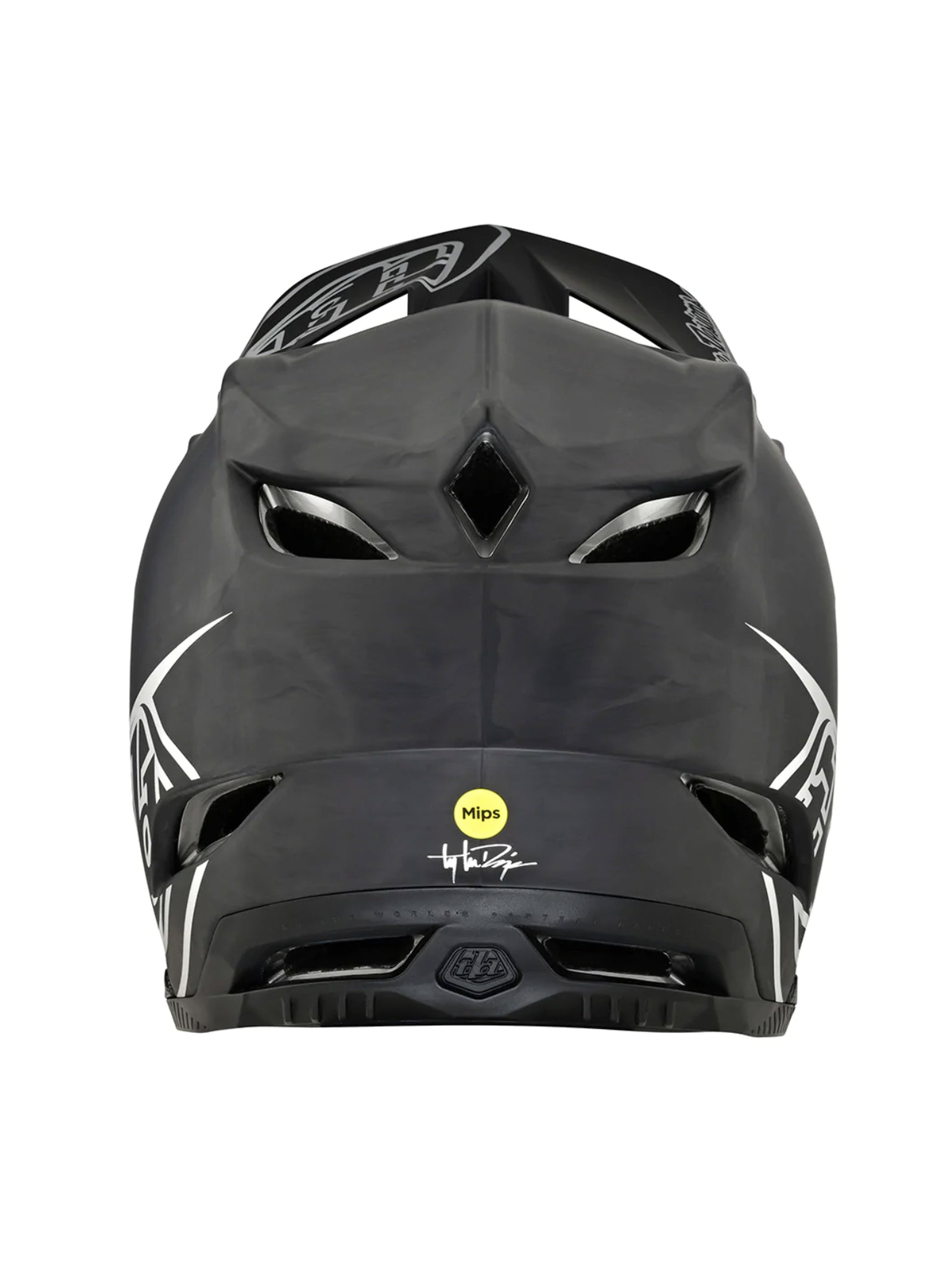 Troy Lee Designs Casco de Bicicleta D4 Carbon Stealth Negro