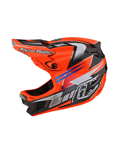 Troy Lee Designs Casco de Bicicleta D4 Carbon Saber Rojo