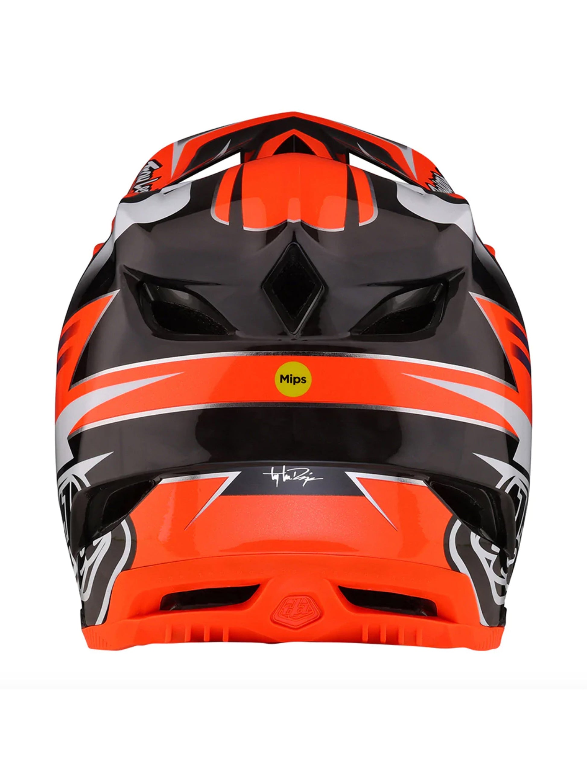 Troy Lee Designs Casco de Bicicleta D4 Carbon Saber Rojo