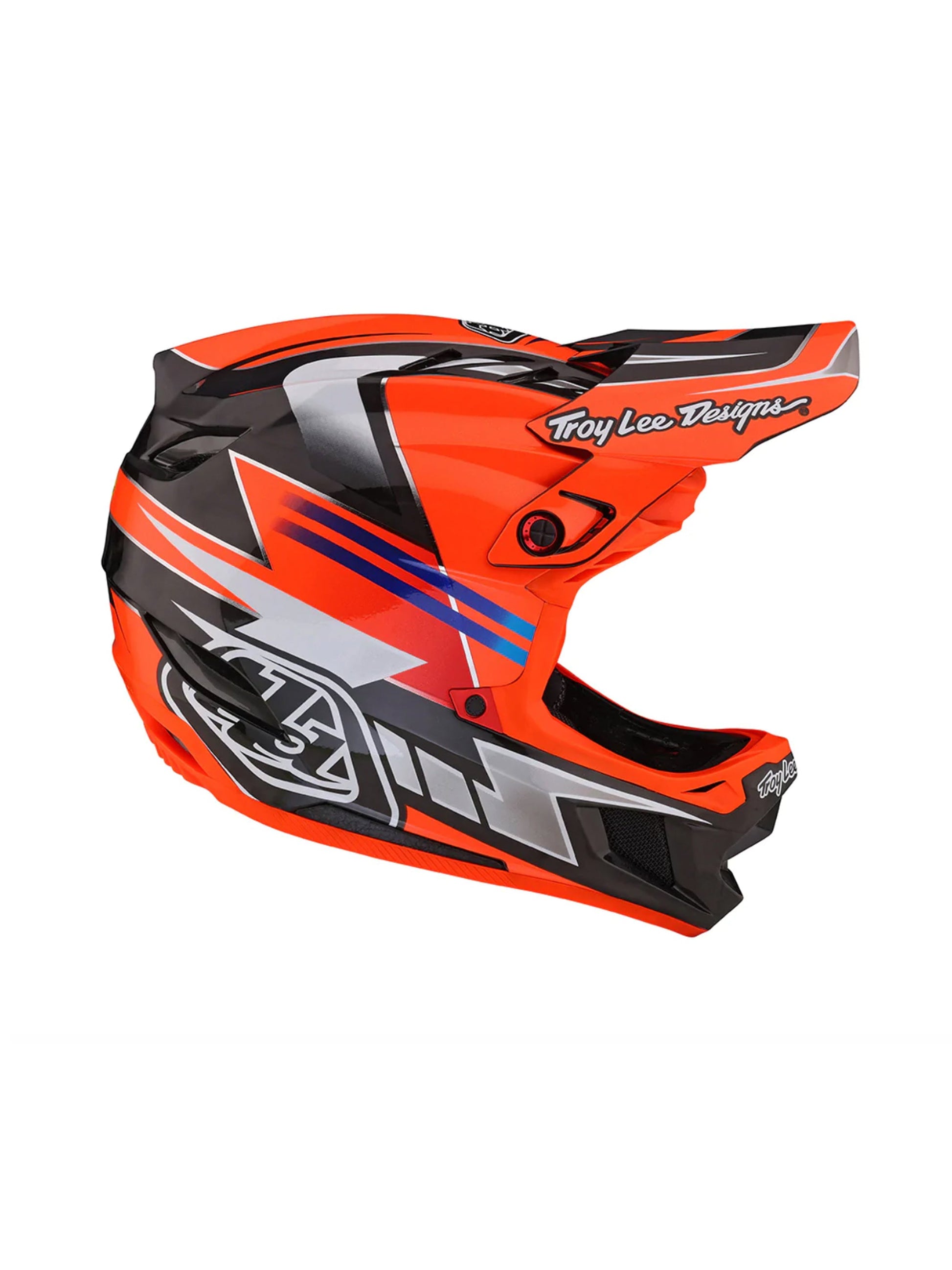 Troy Lee Designs Casco de Bicicleta D4 Carbon Saber Rojo