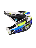 Troy Lee Designs Casco de Bicicleta D4 Composite Reverb Blanco / Azul