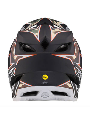 Troy Lee Designs Casco de Bicicleta D4 Composite Matrix Camo Verde