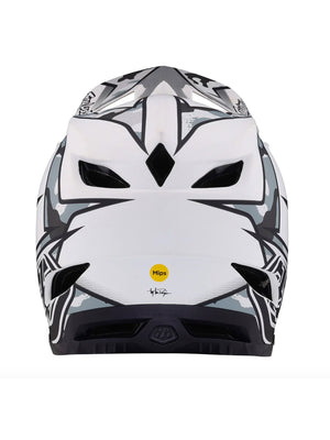 Troy Lee Designs Casco de Bicicleta D4 Composite Matrix Camo Blanco