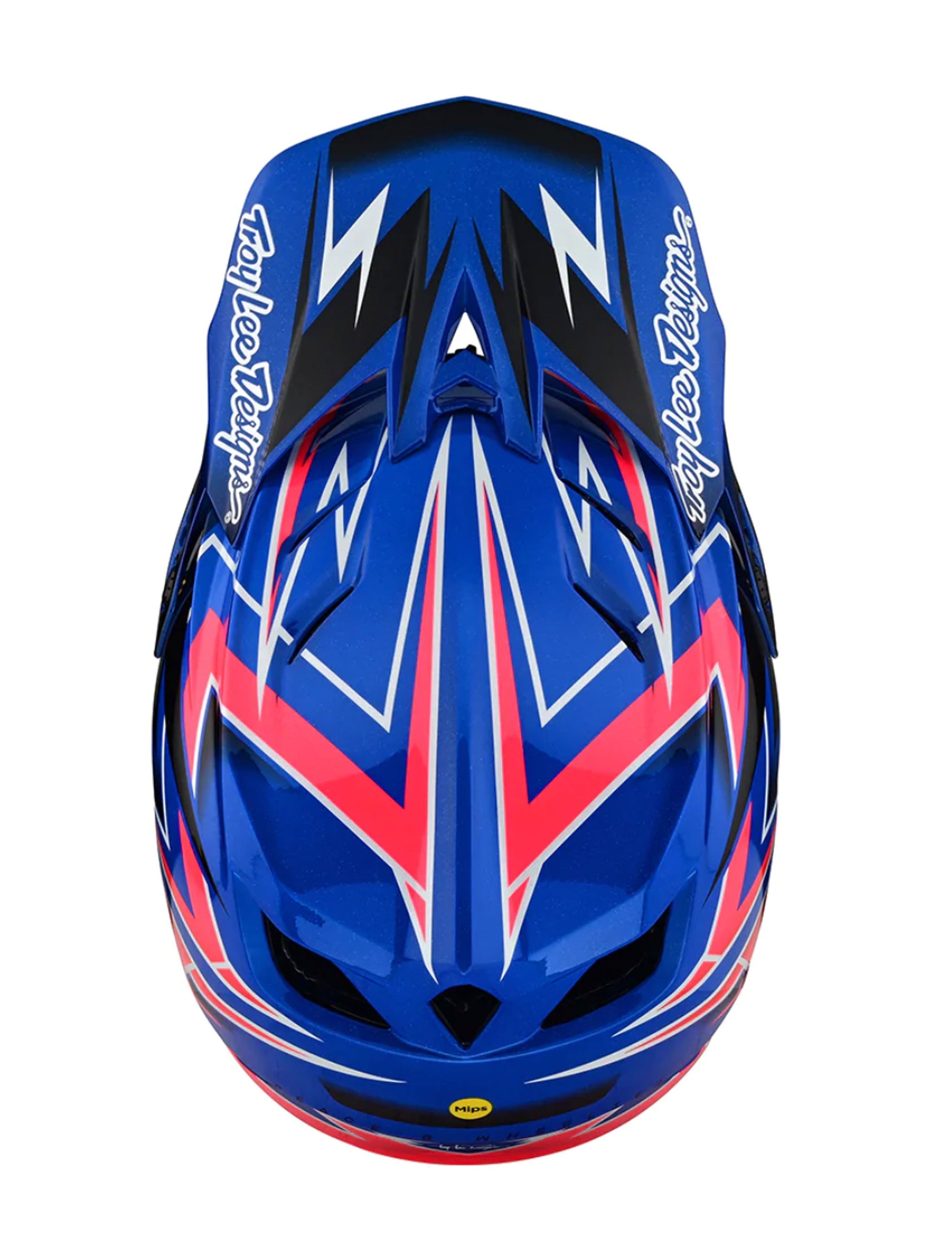 Troy Lee Designs Casco D4 Composite Volt Azul