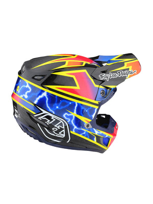 Troy Lee Designs Casco de Moto Se5 ECE Carbon Mips Lightning Black-ProCircuit