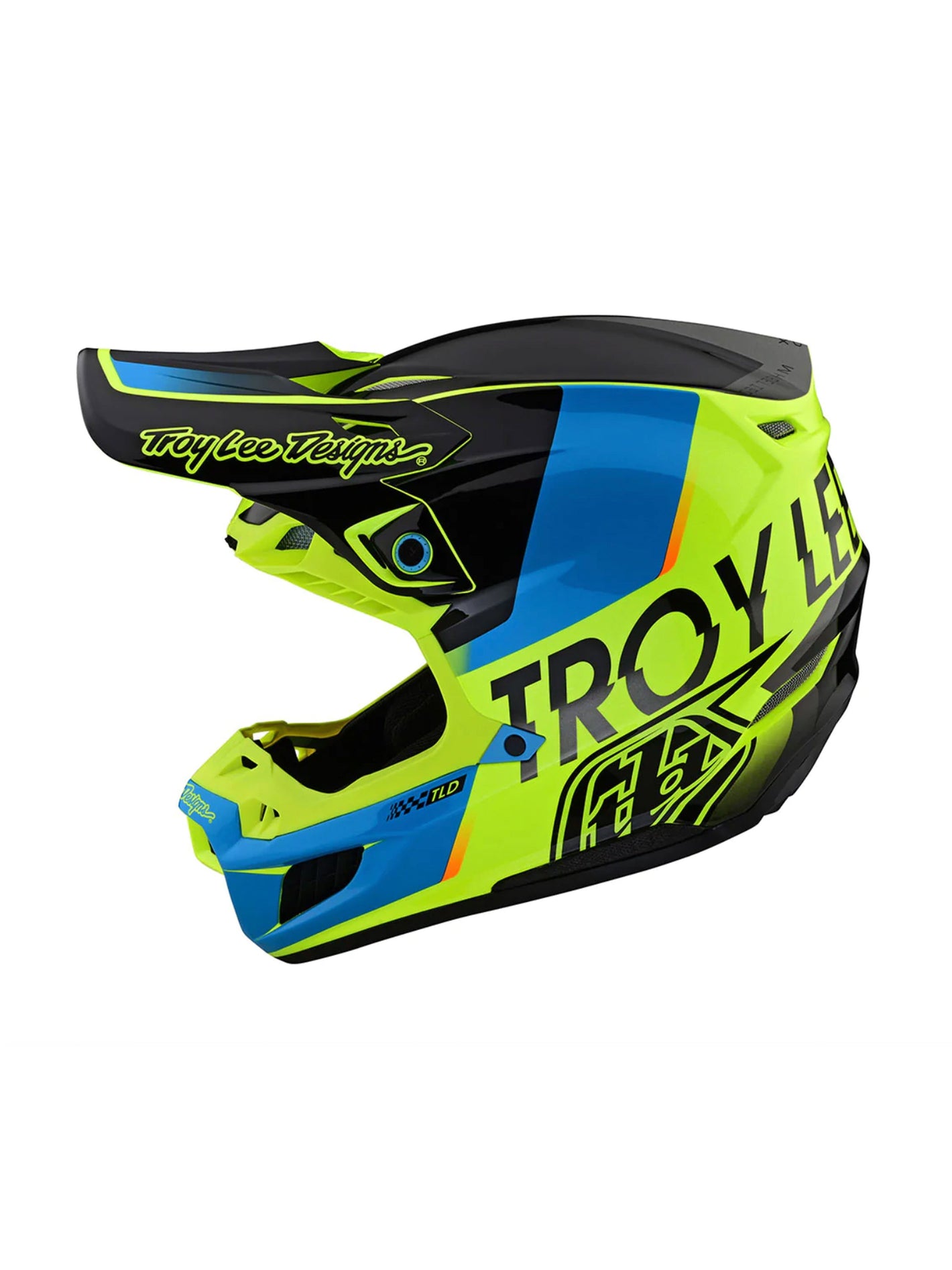 Troy Lee Designs Casco de Moto SE5 Composie Qualifier Amarillo