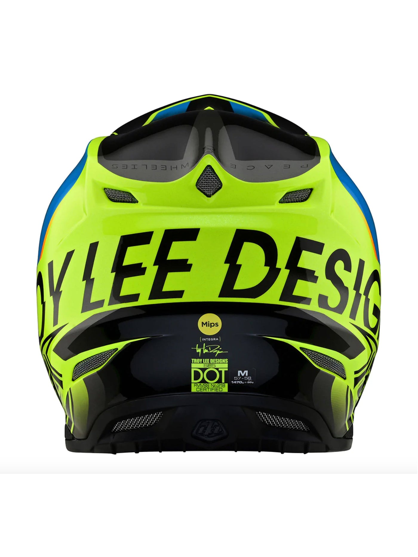 Troy Lee Designs Casco de Moto SE5 Composie Qualifier Amarillo
