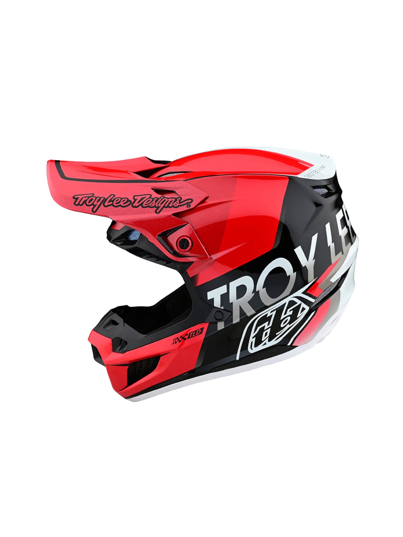 Troy Lee Designs Casco de Moto SE5 Composie Qualifier Rojo / Negro