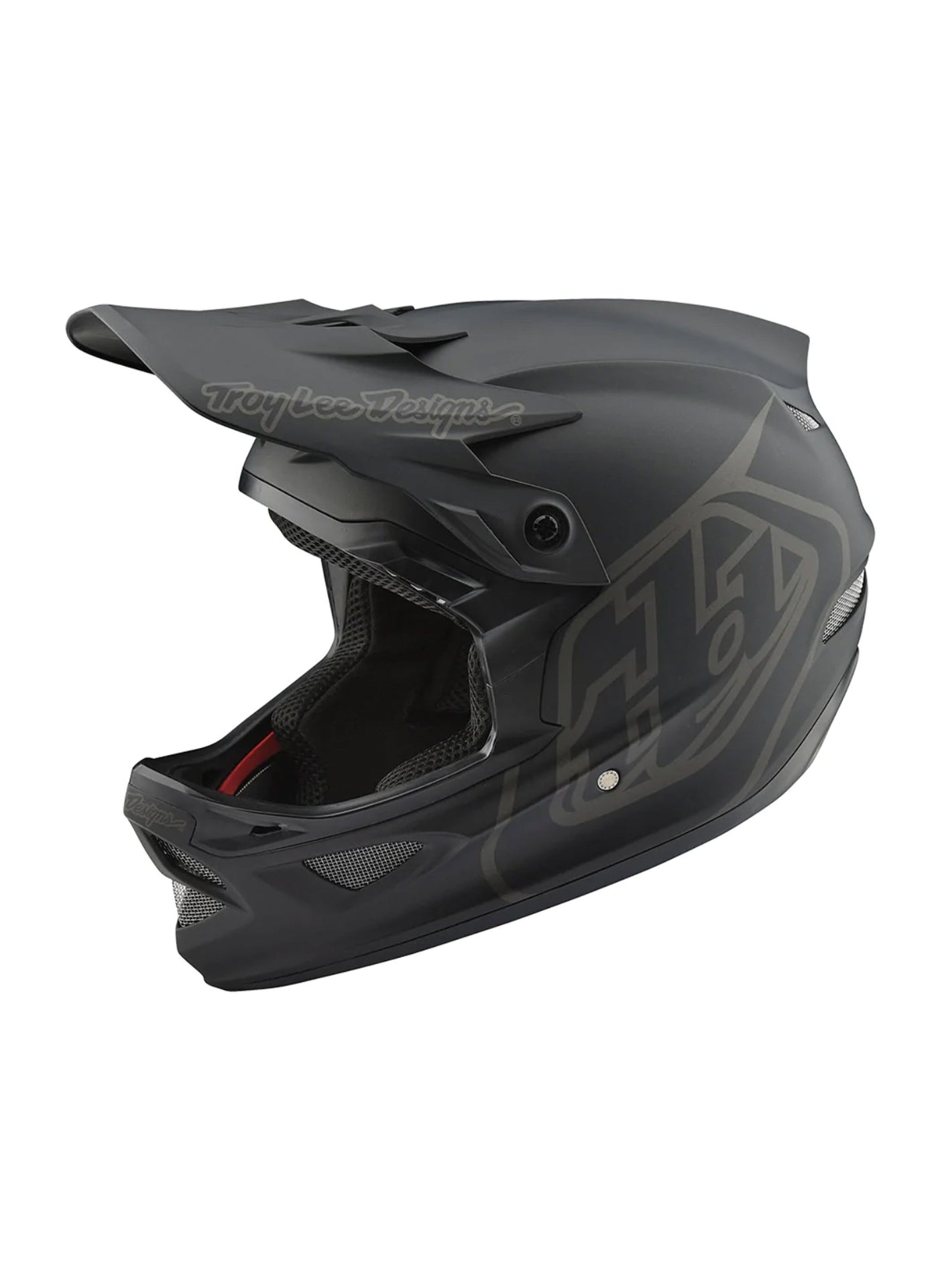 Troy Lee Designs Casco D3 Fiberlite Mono Negro