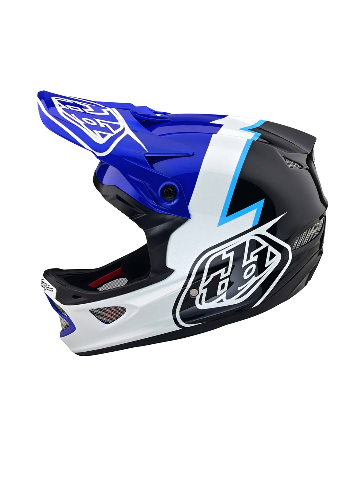 Troy Lee Designs Casco D3 Fiberlite Volt Azul