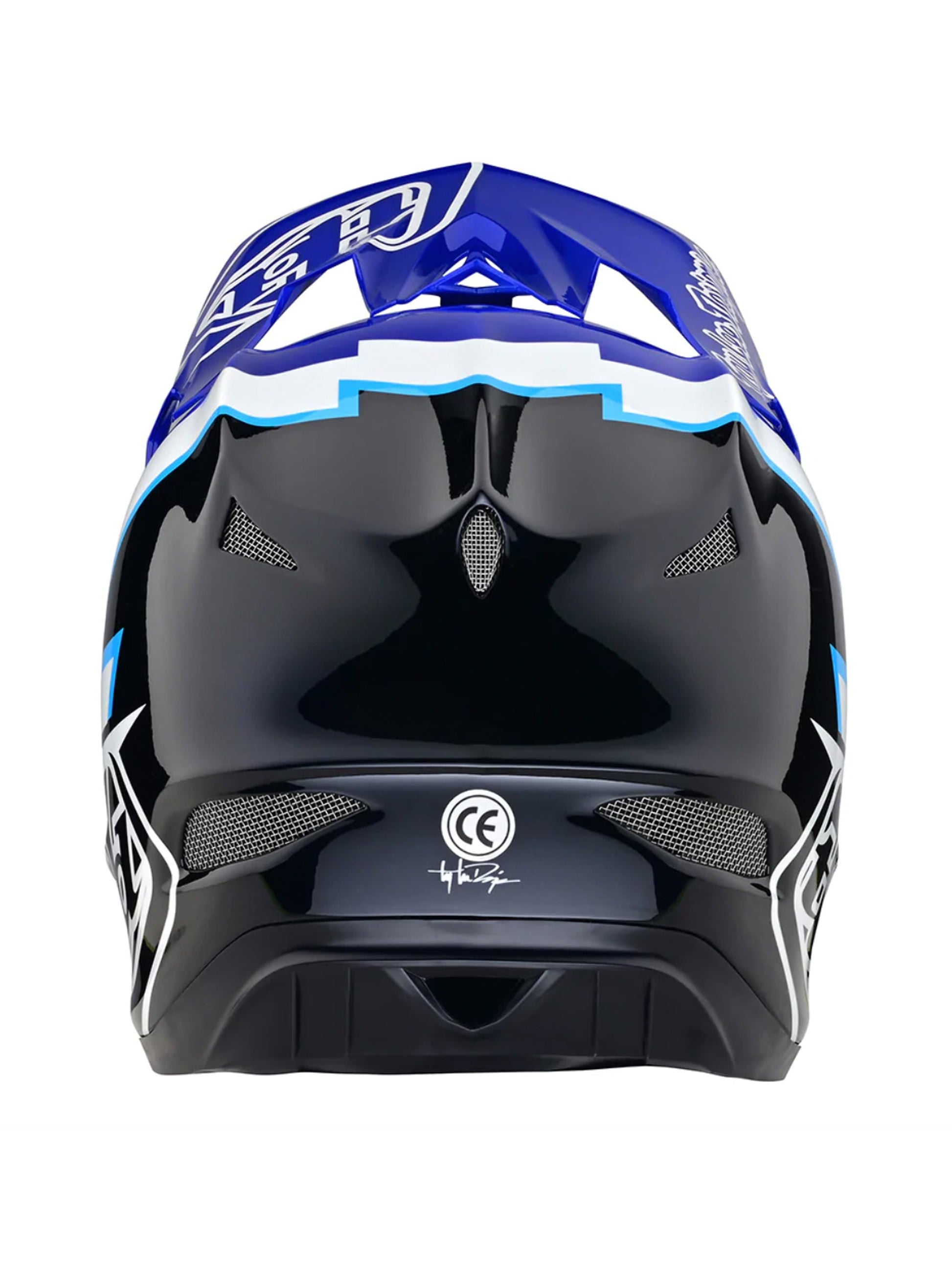 Troy Lee Designs Casco D3 Fiberlite Volt Azul