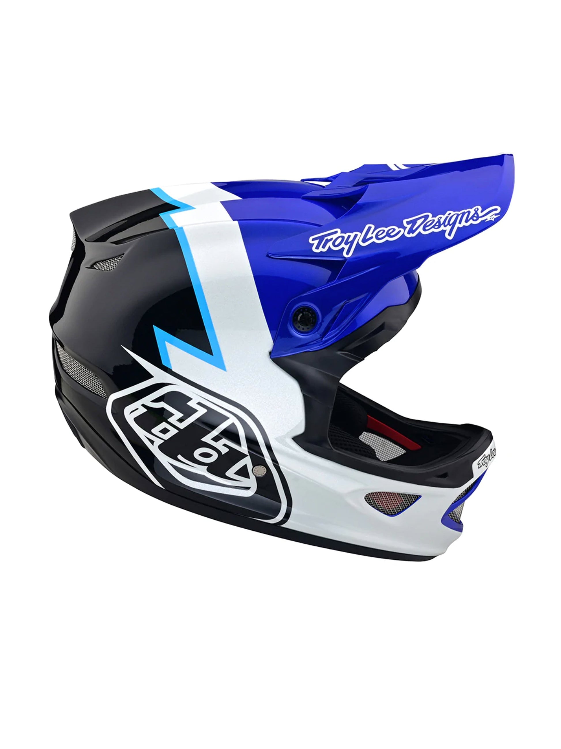 Troy Lee Designs Casco D3 Fiberlite Volt Azul