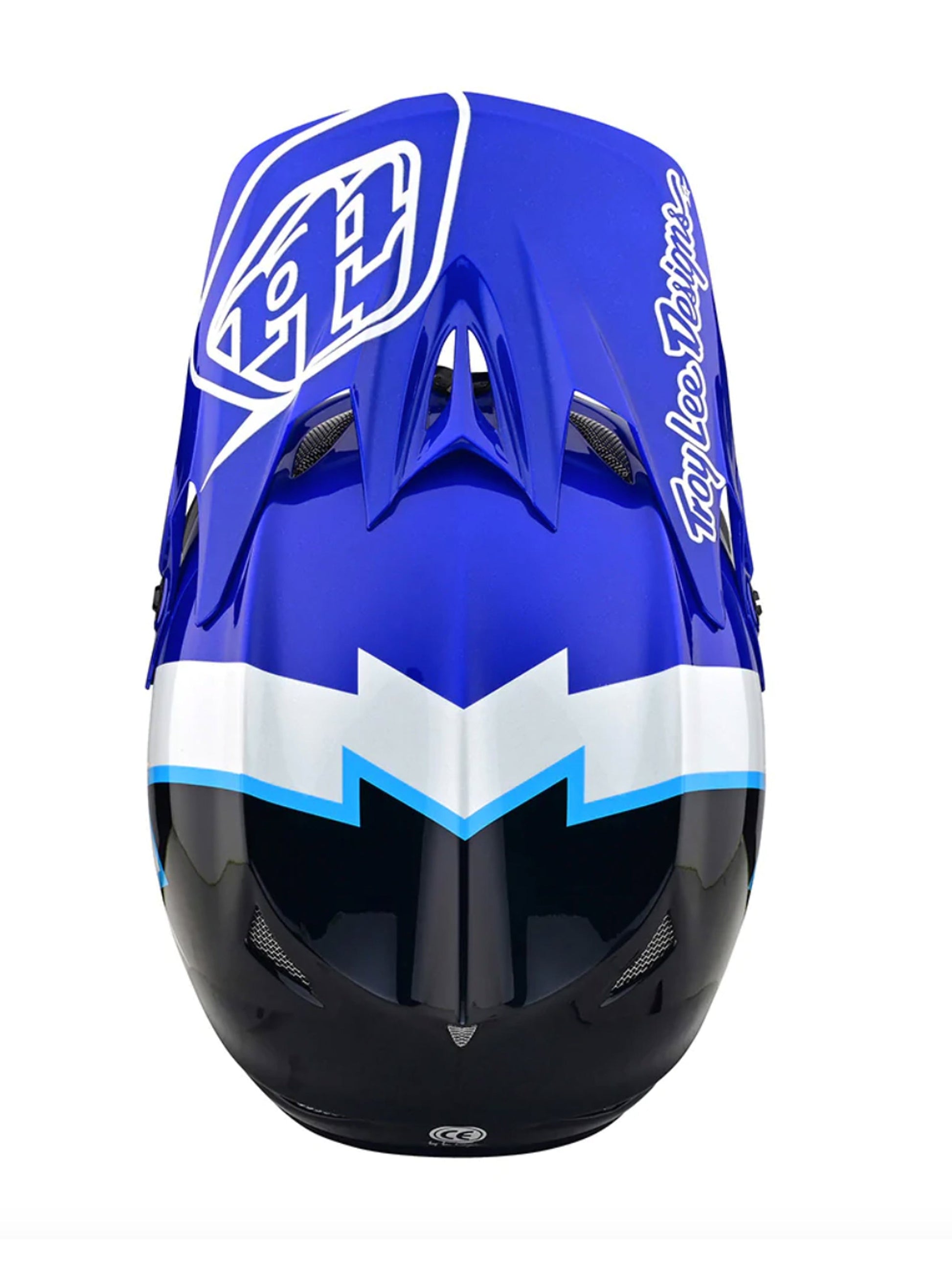 Troy Lee Designs Casco D3 Fiberlite Volt Azul