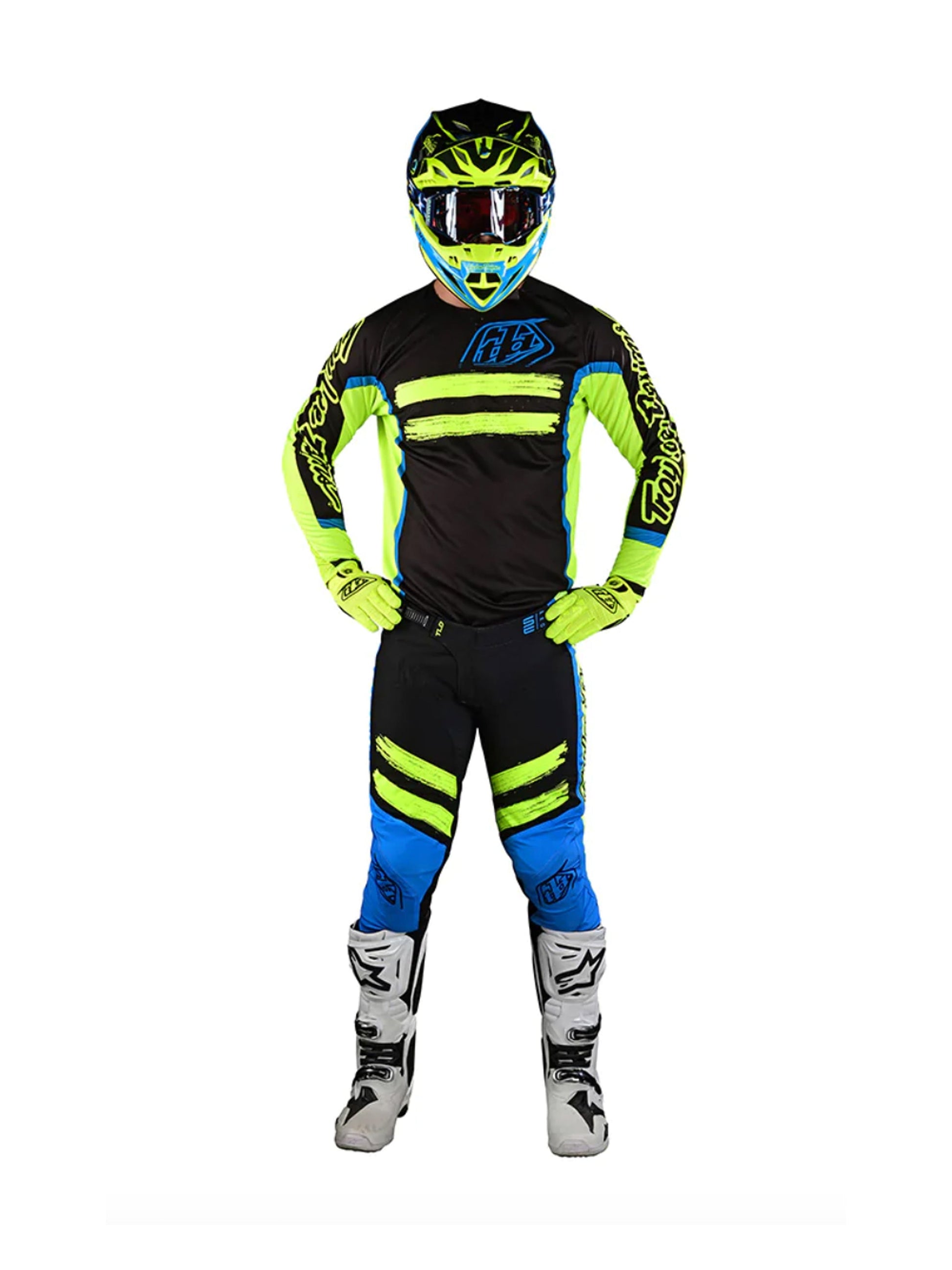 Troy Lee Designs Pantalones SE Pro Marker Negro / Amarillo