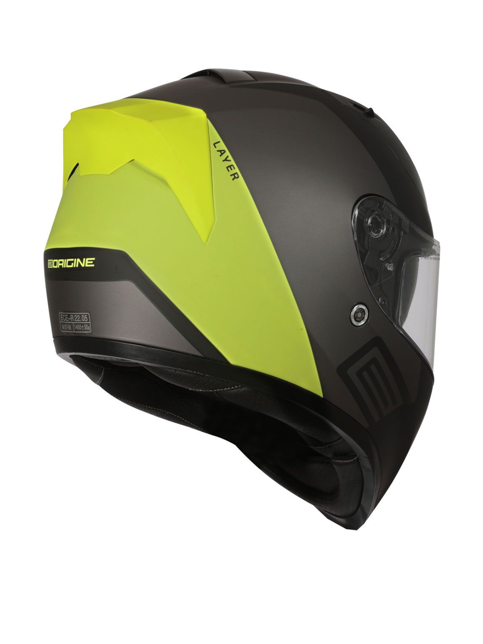 Origine Casco Strada Layer Amarillo / Titanium / Negro Matt