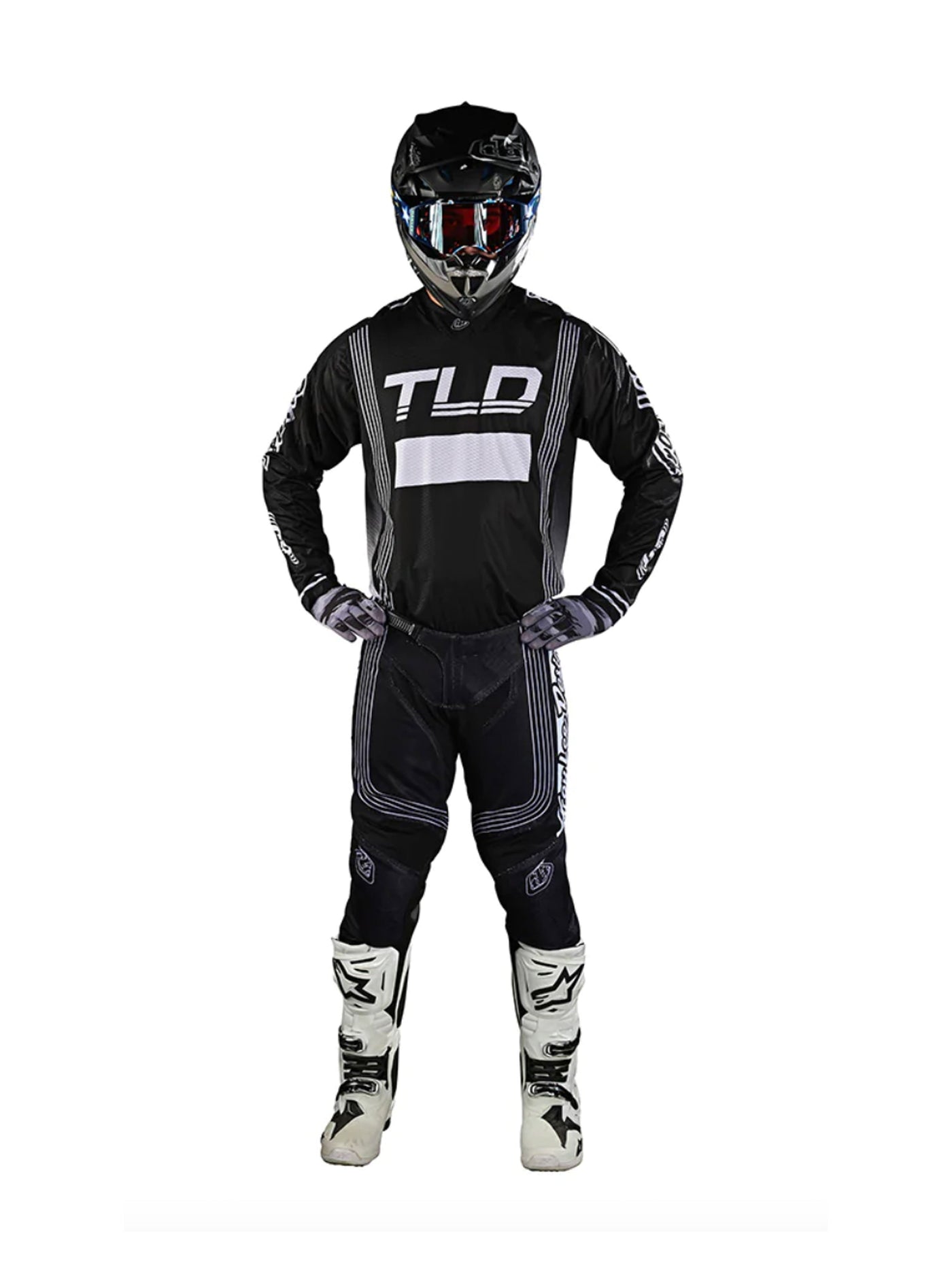 Troy Lee Designs Pantalones de Moto GP Air Rhythm Negro
