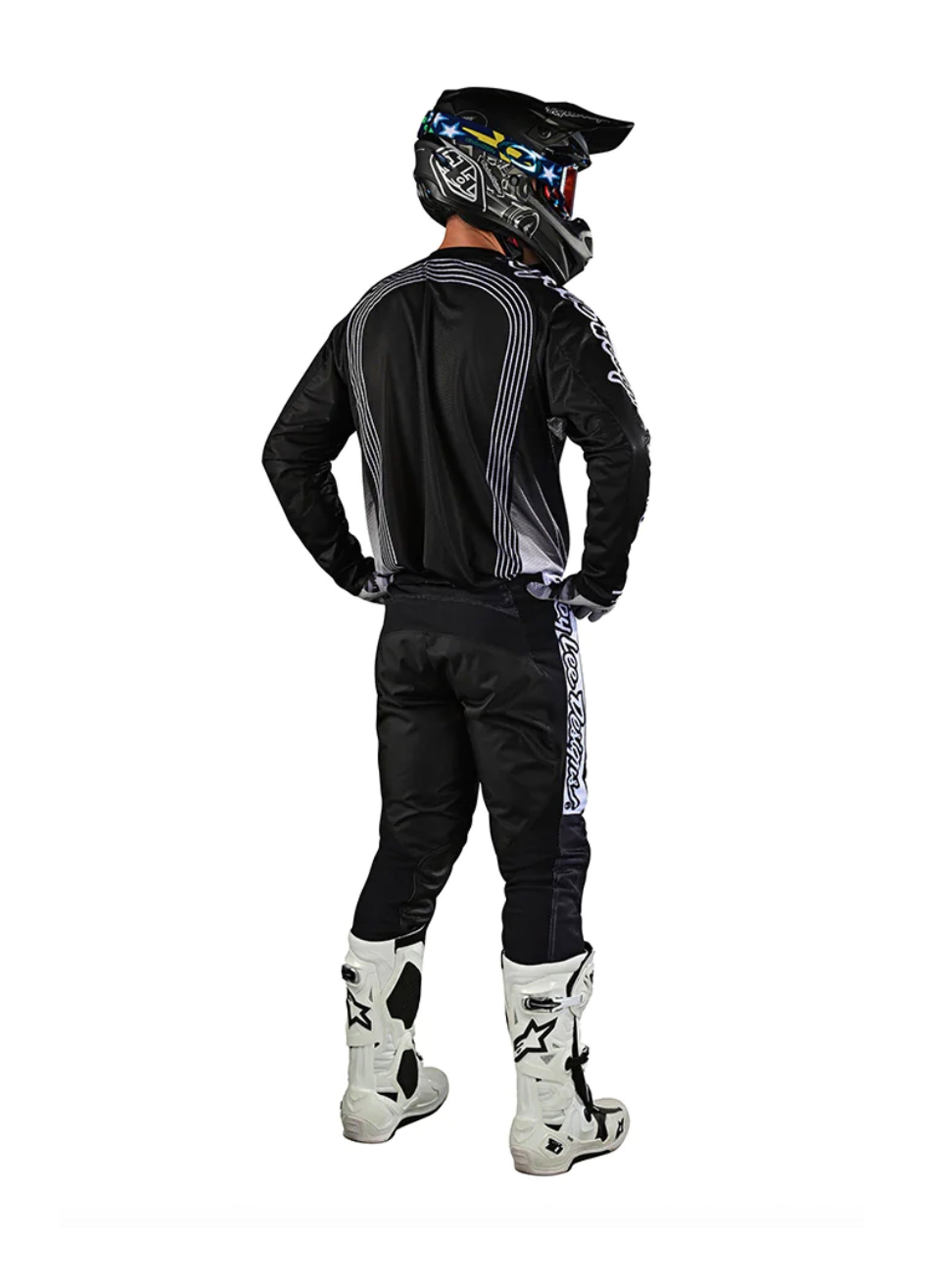 Troy Lee Designs Pantalones de Moto GP Air Rhythm Negro