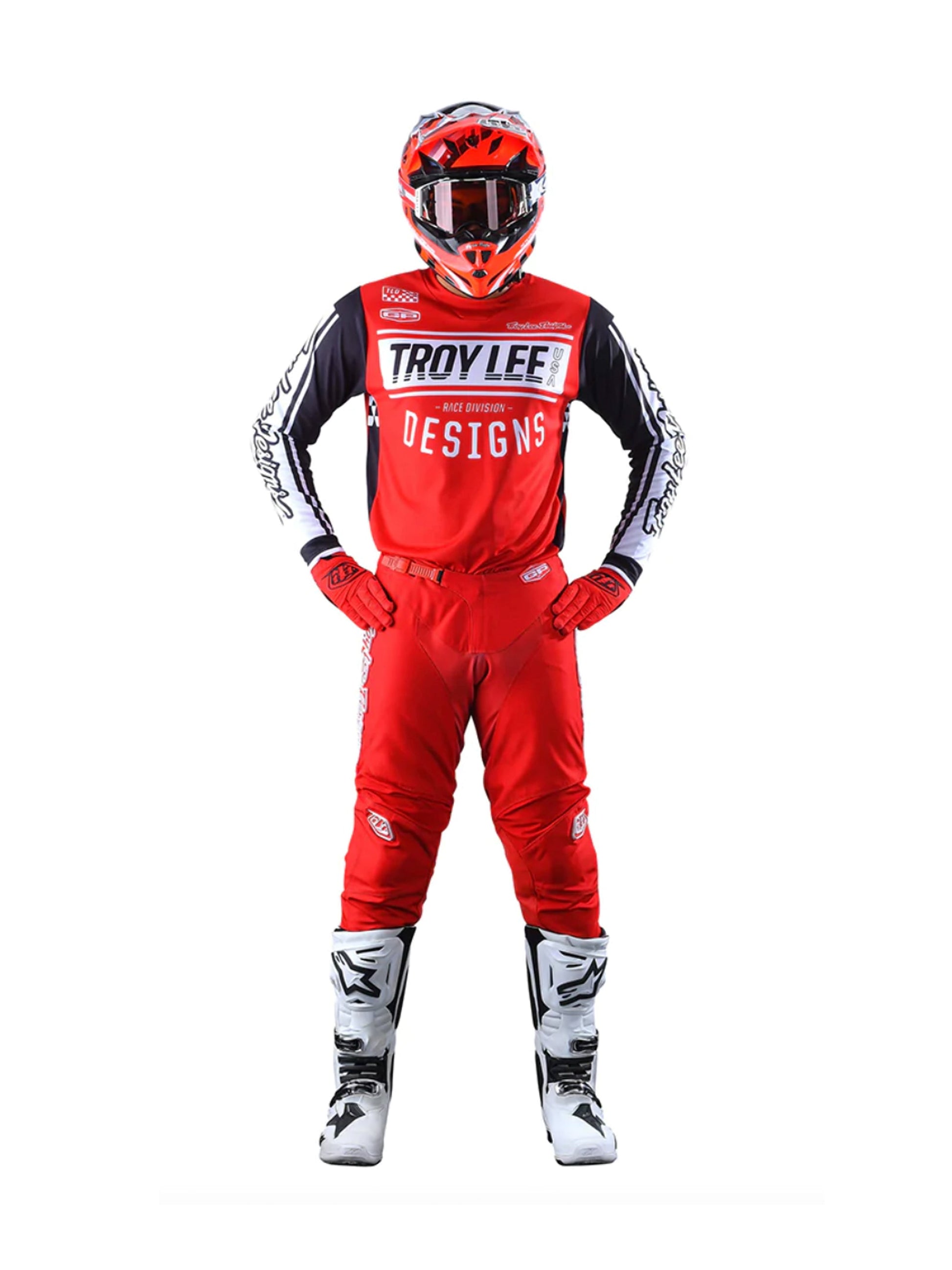 Troy Lee Designs Pantalones GP Mono Rojo