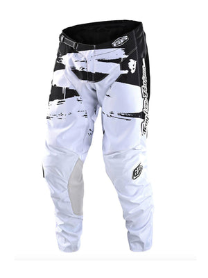 Troy Lee Designs Pantalones GP Brushed Negro / Blanco