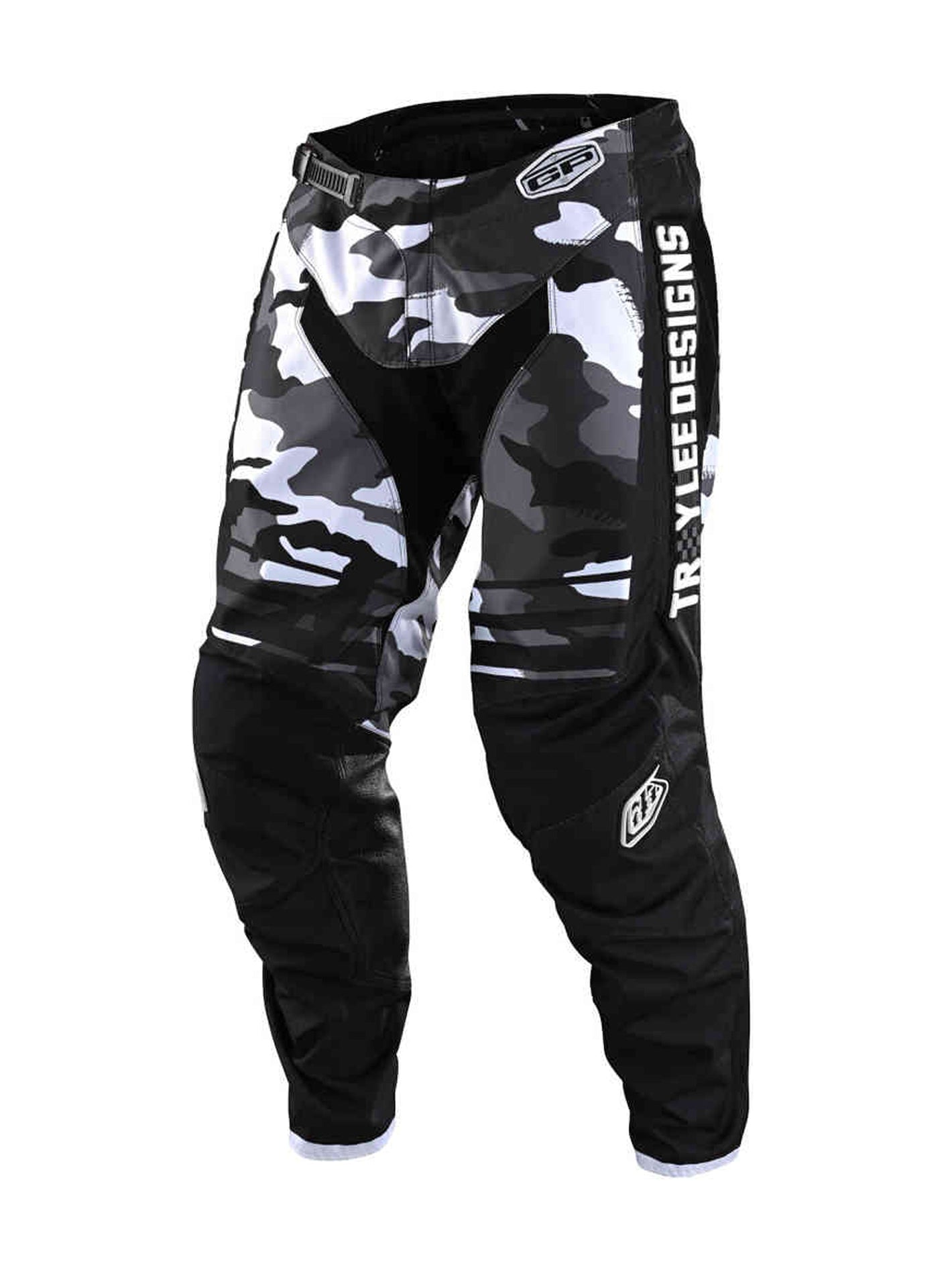 Troy Lee Designs Pantalones De Niño GP Formula Camo Negro Gris