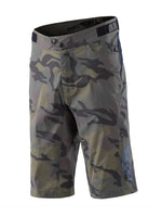 Short de bicicleta Troy Lee Designs Flowline shell con calza camo