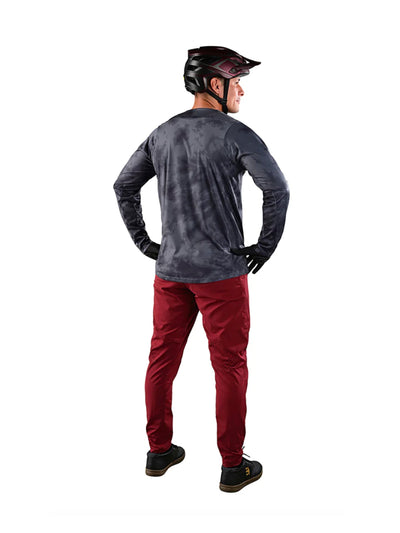 Troy Lee Designs Pantalones de Bicicleta Skyline Burdeo