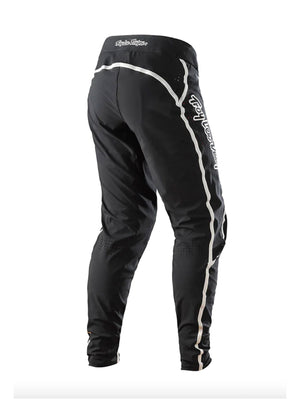 Troy Lee Designs Pantalones De Bicicleta Sprint Ultra Lines Negro / Blanco