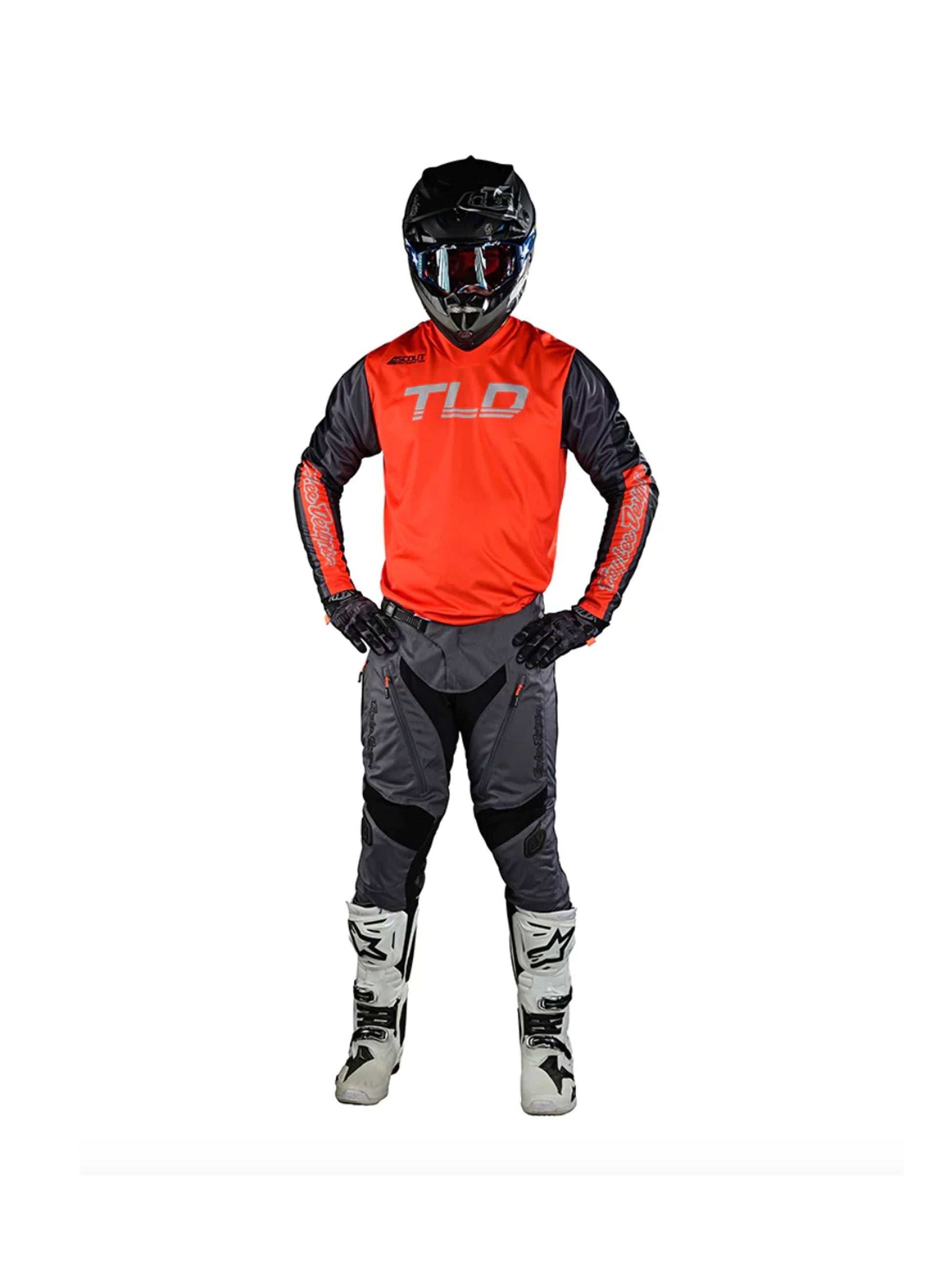 Troy Lee Designs Pantalones de Moto GP Scout Gris