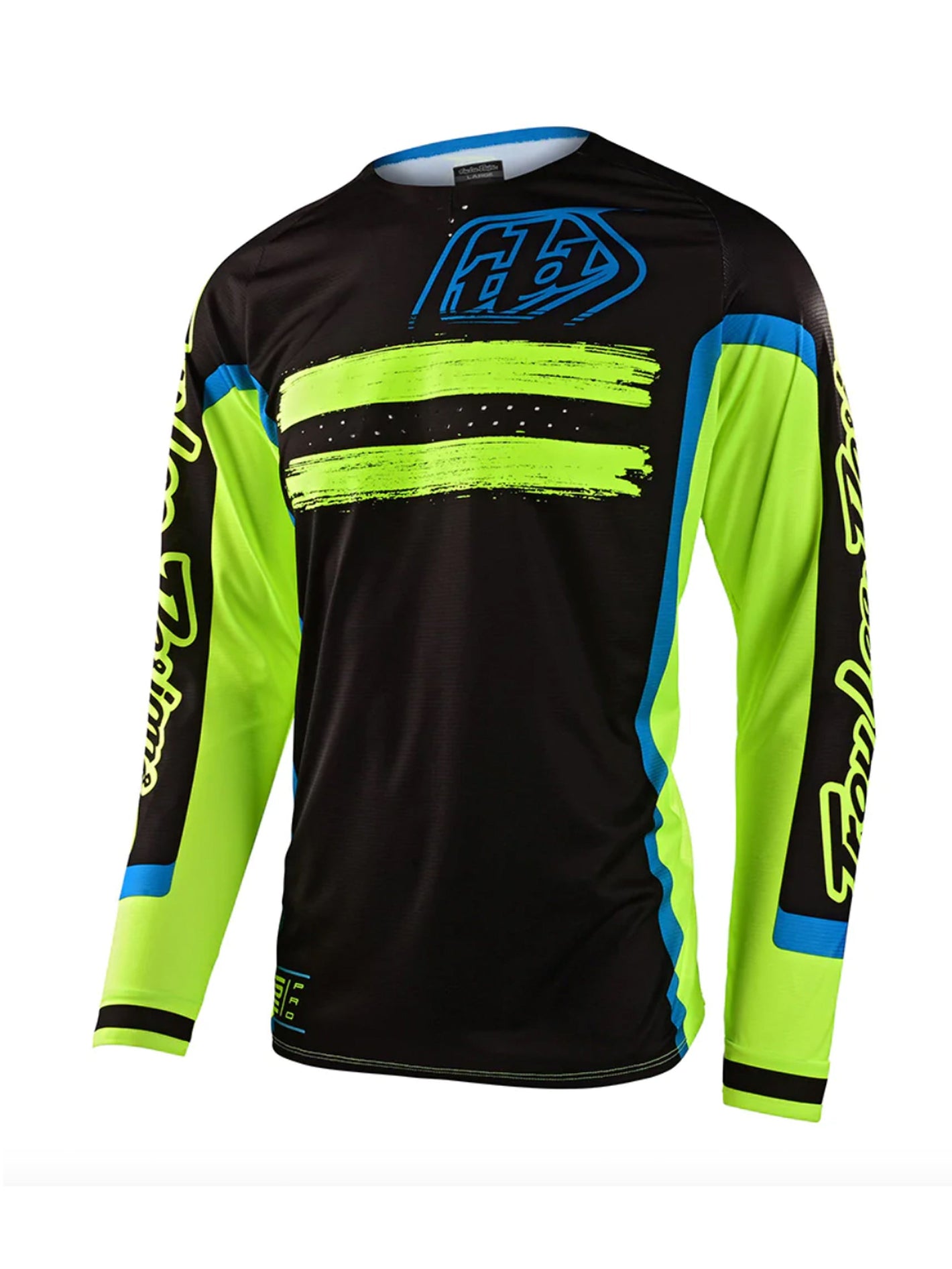 Troy Lee Designs Polera de Moto Se Pro Marker Negro / Amarillo