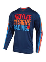 Troy Lee Designs Polera De Niño GP Air Premix Azul Marino 