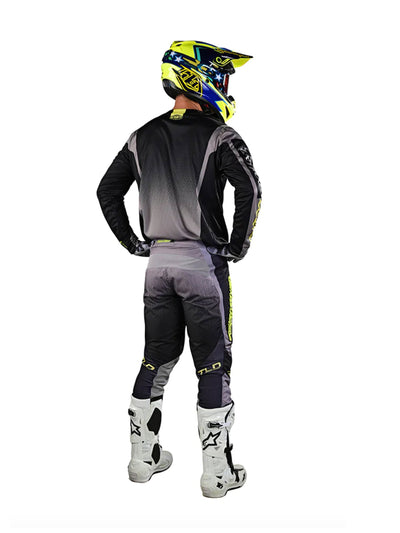 Troy Lee Designs Pantalones de Moto GP Icon Negro / Gris