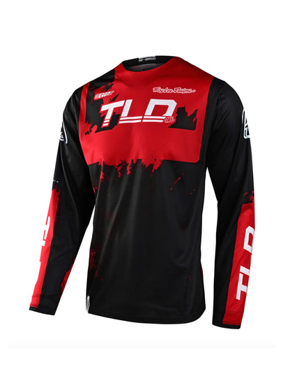 Troy Lee Designs Polera de Moto GP Astro Rojo / Negro