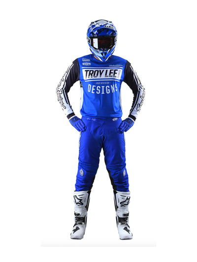 Polera Troy Lee Designs GP race 81 azul - procircuitcl