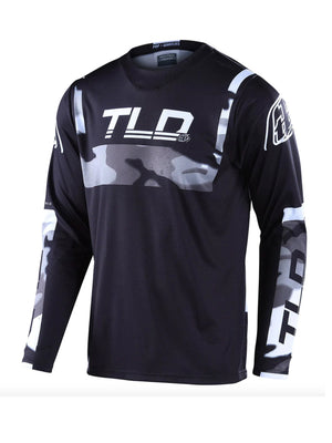 Polera Troy Lee Designs GP brazen camo gris