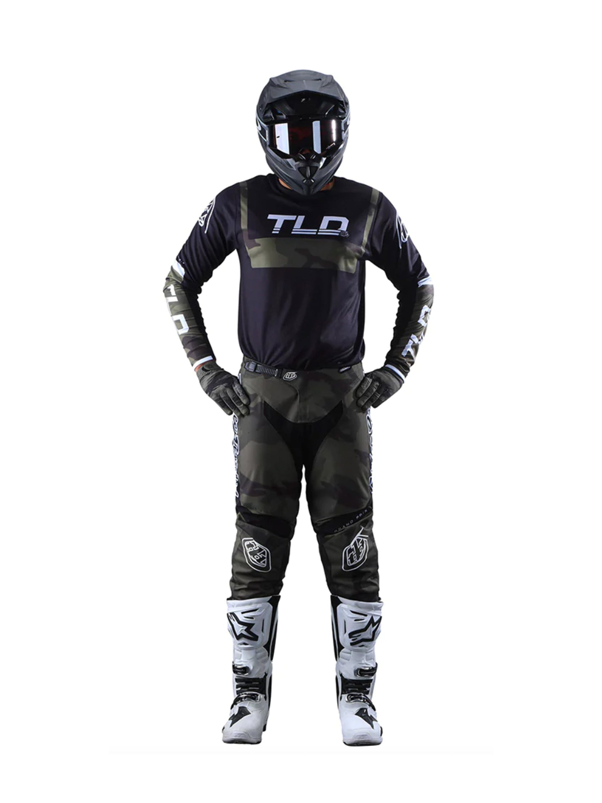 Troy Lee Designs Polera GP Brazen Camo Army Green