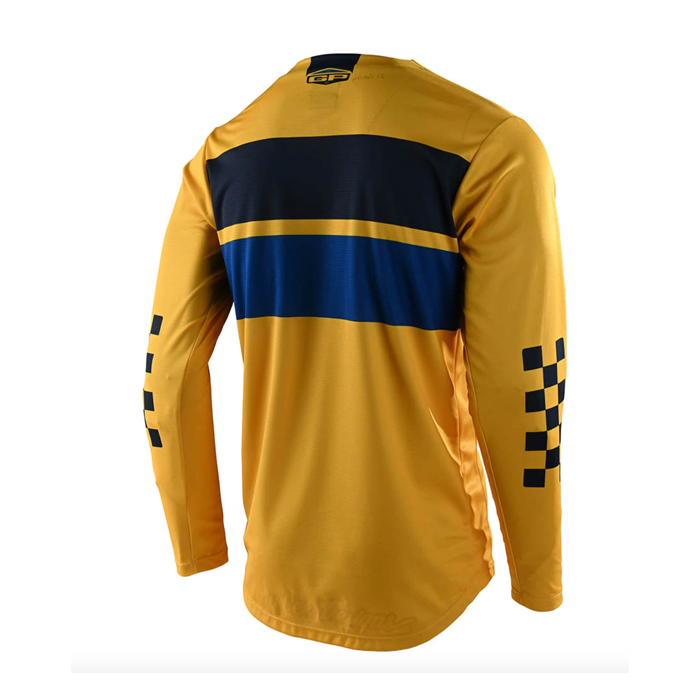 Troy Lee Designs Polera de Moto Gp Stripe Amarilla-Rideshop