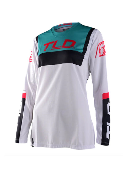 Troy Lee Designs Polera De Mujer GP Brazen Blanca