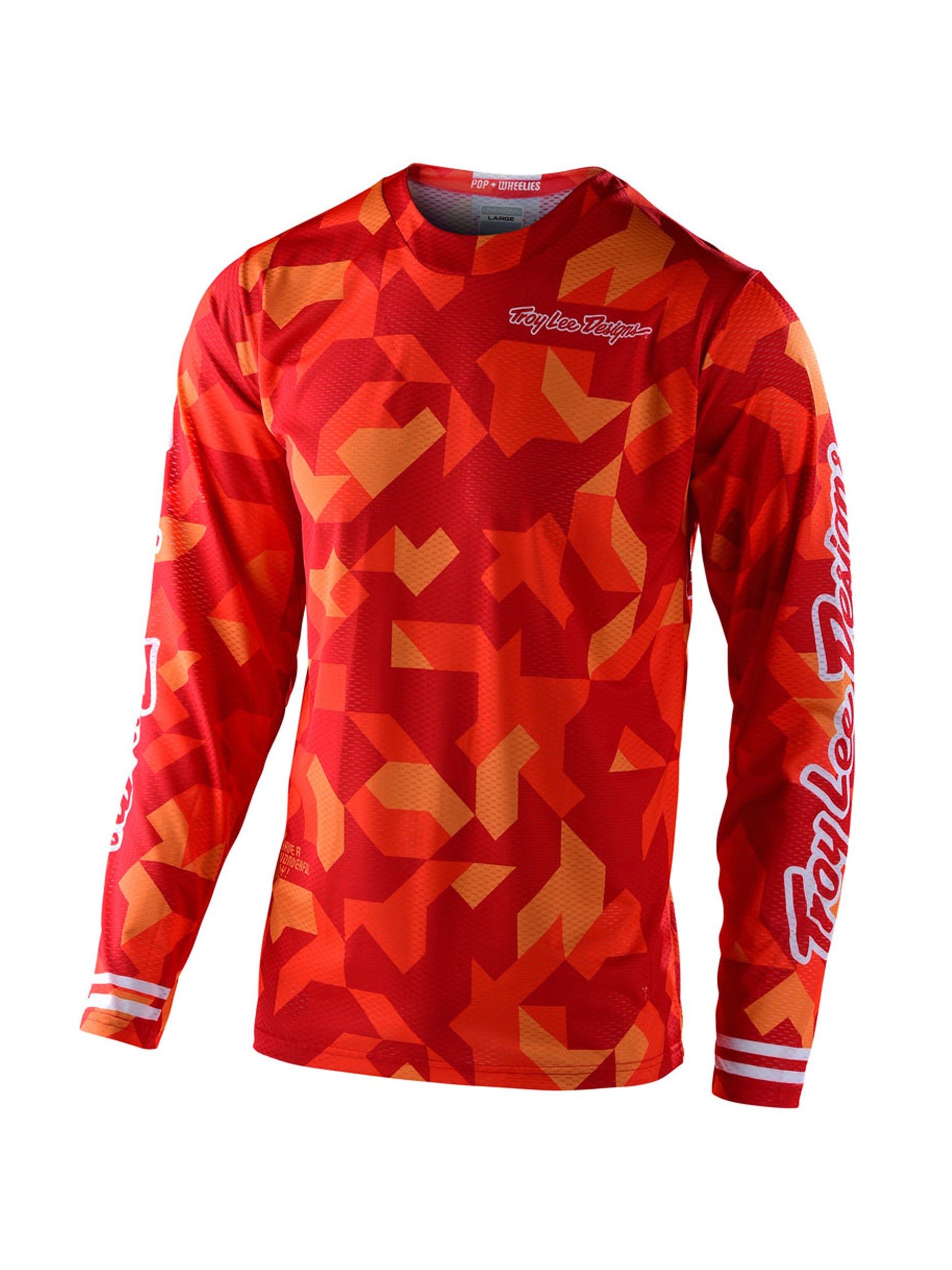 Troy Lee Designs Polera De Niños GP Confetti Naranja