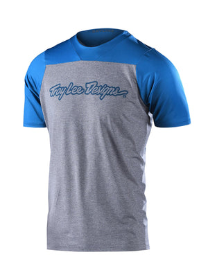 Troy Lee Designs Polera Skyline SS Signature Slate Azul